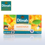Dilmah迪尔玛F地中海柑橘味红茶25袋茶包  锡兰红茶  进口水果茶