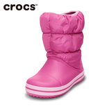 特价正品官方旗舰店Crocs冬季雪地靴童鞋高筒靴儿童平跟靴子14613