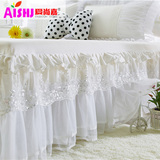艾尚嘉棉韩版蕾丝床裙单件纯棉床单床套床罩1.5m1.8米2m可定做