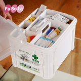 日本FaSoLa药箱家庭用多功能急救箱家用家庭小药箱医药箱子特大号