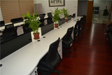 杭州办公家具简约现代4人位组合带屏风员工办公桌椅电脑桌职员桌