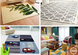 简约时尚腈纶地毯客厅茶几沙发地毯卧室书房地毯定制欧式宜家地毯