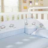 围防撞 纯棉春夏婴儿床品夏艾伦贝 床围婴儿床上用品套件 宝宝床