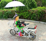 ht高档婴幼儿童电动车自行车后置折叠车安全坐宝宝座椅子