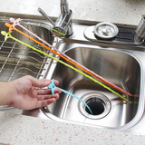 家用水槽排水防堵清洁钩 下水道厕所疏通器 厨房管道疏通钩