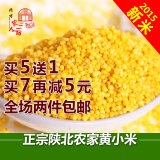 陕北延安农家有机小米月子食用吃的小黄米比山西2015新米好的杂粮