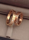 ♻️宝格丽18k玫瑰金情侣钻石戒指 回收卡地亚手镯项链