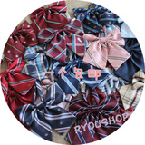 日本原单女子高中 JK制服衬衫软妹领结领绳 领花 蝴蝶结 一个包邮