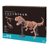 新品现货代购 日本正品nanoblock河田积木霸王龙恐龙标本骨架模型