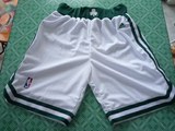 正品阿迪达斯adidas NBA波士顿凯尔特人队celtics篮球服短裤子白