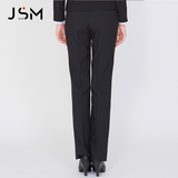 JSM杰士迈定制正装裤女式西装裤直筒修身显瘦西裤黑色长裤职业裤