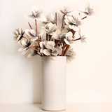 灰白色木棉花长约102 B28 落地花瓶 时尚现代 花艺 装饰仿真假花