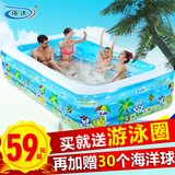 诺澳婴儿童游泳池家庭大型海洋球池充气加厚宝宝戏水池成人浴缸
