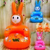 13966081220厂家直销喜洋洋萝卜兔充气沙发儿童座椅PVC玩具批发