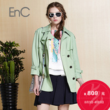 EnC女装春装新款潮时尚宽松中长款休闲风衣外套女EHJT52337C