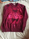KENZO专柜正品虎头刺绣羊毛毛衣/针织卫衣