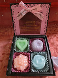 生日节日礼物创意手工皂礼盒洗脸洁面香皂花朵造型彩色精油手工皂