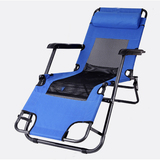 创悦 沙滩网状躺椅CY-9396办公室医院陪护折叠床 户外休闲坐椅