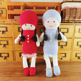 原创新款 DIY布偶手工布艺 袜子娃娃材料包 小女孩 免裁剪