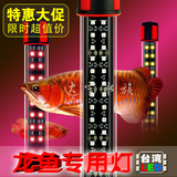 水族鱼缸灯红龙鱼专用LED灯罗汉鹦鹉鱼照明提色增红潜水灯包邮