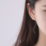 日韩国流苏星星银耳环耳线女长款简约气质性感个性耳钉夸张耳饰品
