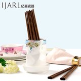 热卖月贵纷菲筷子筒 韩式创意简约陶瓷筷笼挂式沥水 筷子盒筷