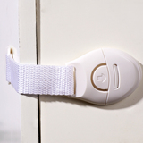 贝得力 儿童安全锁布带抽屉锁宝宝防护锁扣防夹手冰箱锁柜门锁