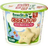 日本雪印婴儿辅食小星星+心形高钙紫菜虾饼干宝宝零食KM85 17年1