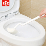 日本LEC马桶刷软毛厕所刷 曲柄翘头清洁死 创意日式马桶清洁刷子