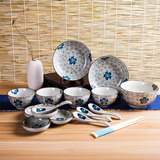 尚韵景德镇陶瓷器餐具套装家用碗盘碟套装日式韩式高档盘子微波炉