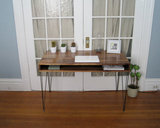 北欧简易书桌  田园书桌   简约实木双人电脑桌台式桌家用