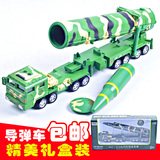 凯迪威DF-31A洲际弹道导弹模型发射车合金军事模型男孩玩具车模