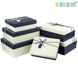 柯柯安创意商务礼品盒长方形大号蓝色年会礼物包装盒个性生日礼盒