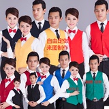 2015新款 志愿者马甲广告背心 批发工作服定做印字 超市促销工服