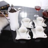 欧式高档家用陶瓷咖啡杯具套装 英式下午茶茶具套装 冷水壶水杯