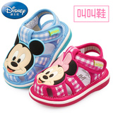 Disney迪士尼童鞋夏季男童女童凉鞋宝宝凉鞋学步鞋防滑软底叫叫鞋