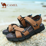 Camel/骆驼凉鞋沙滩鞋男鞋夏季日常休闲牛皮男士凉鞋