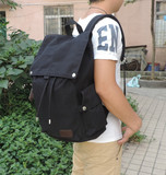 新款双肩包 男 韩版潮流帆布日韩学院风学生书包 时尚休闲旅行包