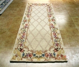 欧式纯羊毛手工地毯厂家直销客厅走廊玄关卧室剪花地毯可定制满铺