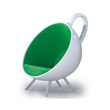 创意玻璃钢茶杯椅高档会客咖啡椅子休闲单人沙发躺四脚蛋壳太空椅