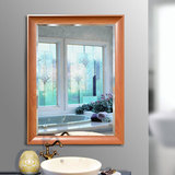 铝合金浴室镜耐潮湿现代简约镜框洗手台卫生间化妆壁挂浴室镜包邮