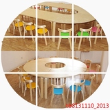 儿童组合桌椅幼儿园写字学习桌子宝宝家用书桌实木课桌组装批发
