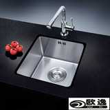 正品SUS304厨房水槽 单槽/台下盆小单槽/厨房阳台用小水池/单盆