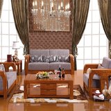豪威美品 实木沙发组合沙发简约现代木质白蜡木沙发 客厅家