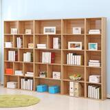 简约现代书柜带门书架自由组合书橱组装储物柜家用置物柜收纳柜