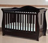 原装出口欧式婴儿床实木环保油漆 多功能童床宝宝床bb床 游戏床