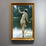 纯手绘裸女油画欧式人物油画人体艺术装饰画定制宾馆酒店室内挂画