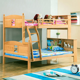 新坐标 榉木儿童床 实木1.5米子母床 高低床双层床 上下床母子床
