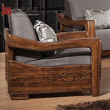 双李家具  实木木质沙发木头沙发床客厅家具简约现代沙发