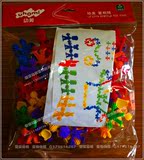 包邮小人塑料拼插拼装软体积木2-3-7岁儿童益智力幼儿园桌面玩具